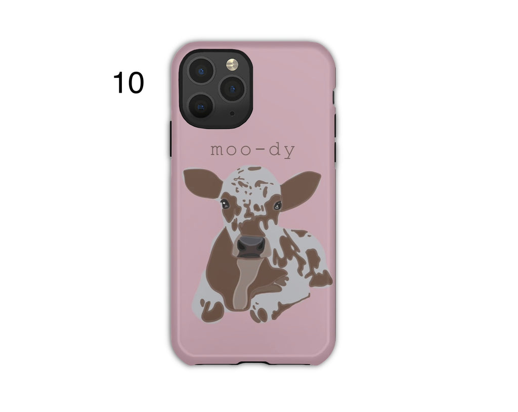 Moody Cow Phone Cases