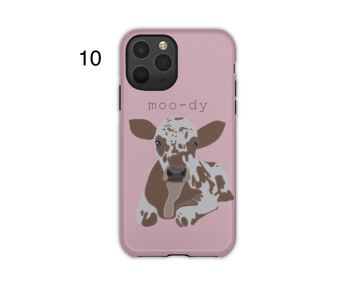 Moody Cow Phone Cases