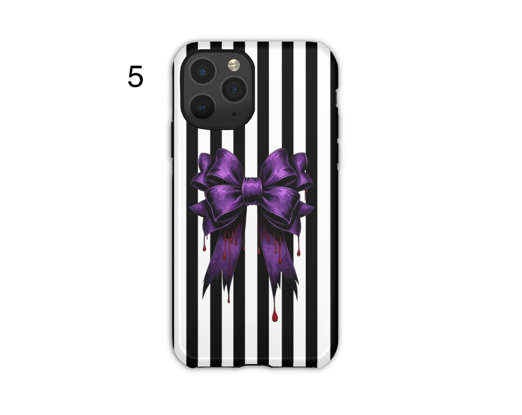 Aesthetic Gothic Bow Phone Cases