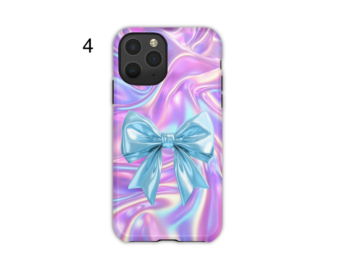 Iridescent Bow Phone Cases