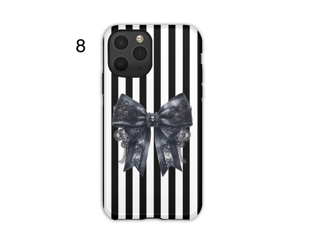 Aesthetic Gothic Bow Phone Cases