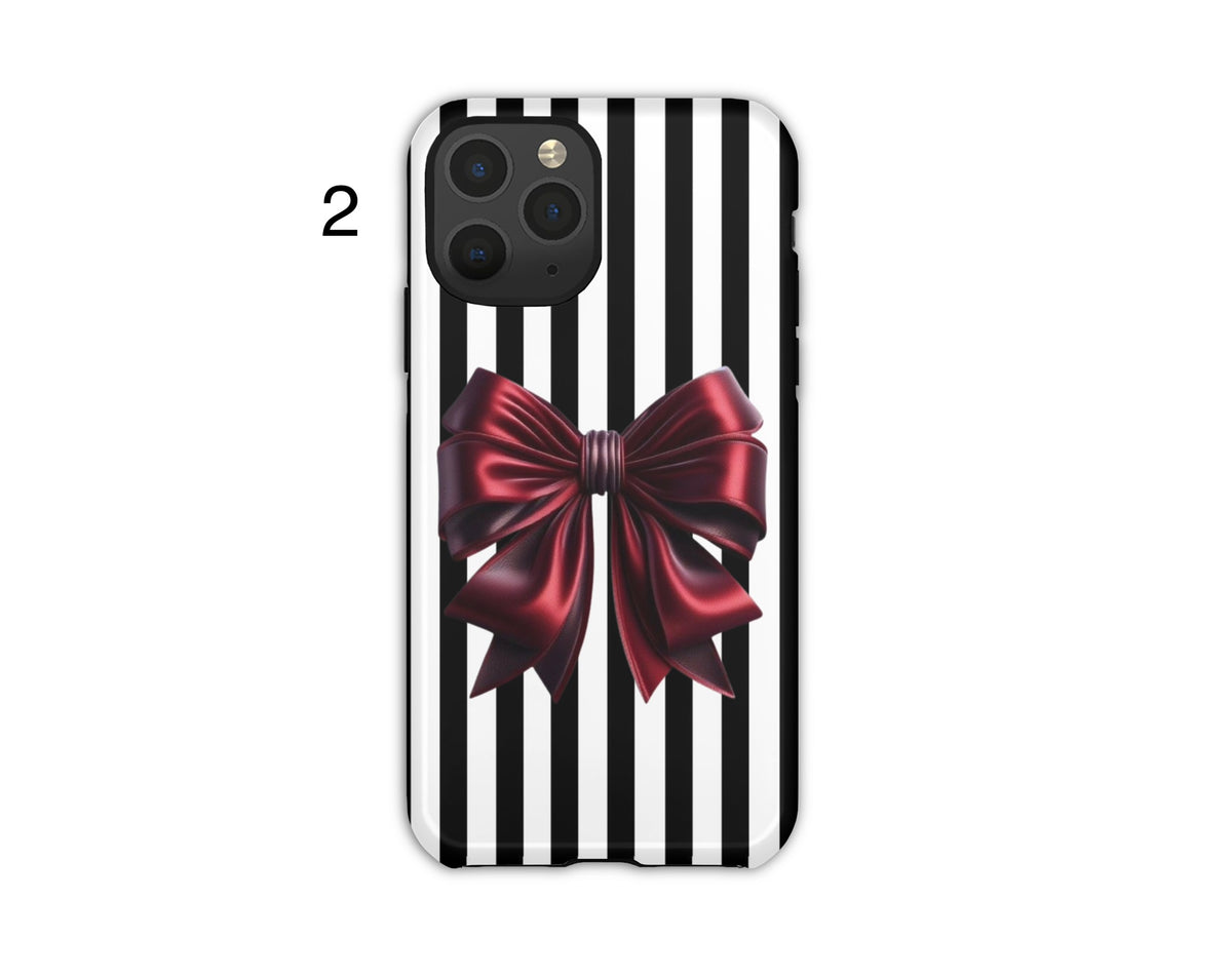 Aesthetic Gothic Bow Phone Cases