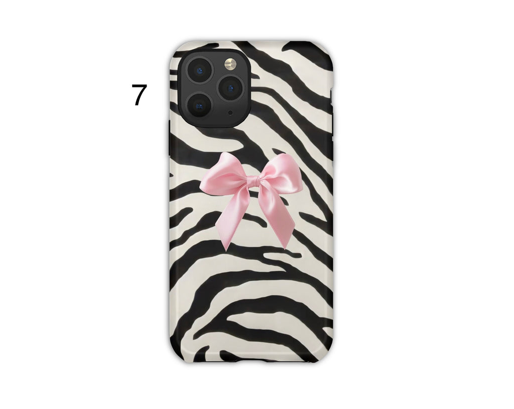 Animal Print Bow Phone Cases