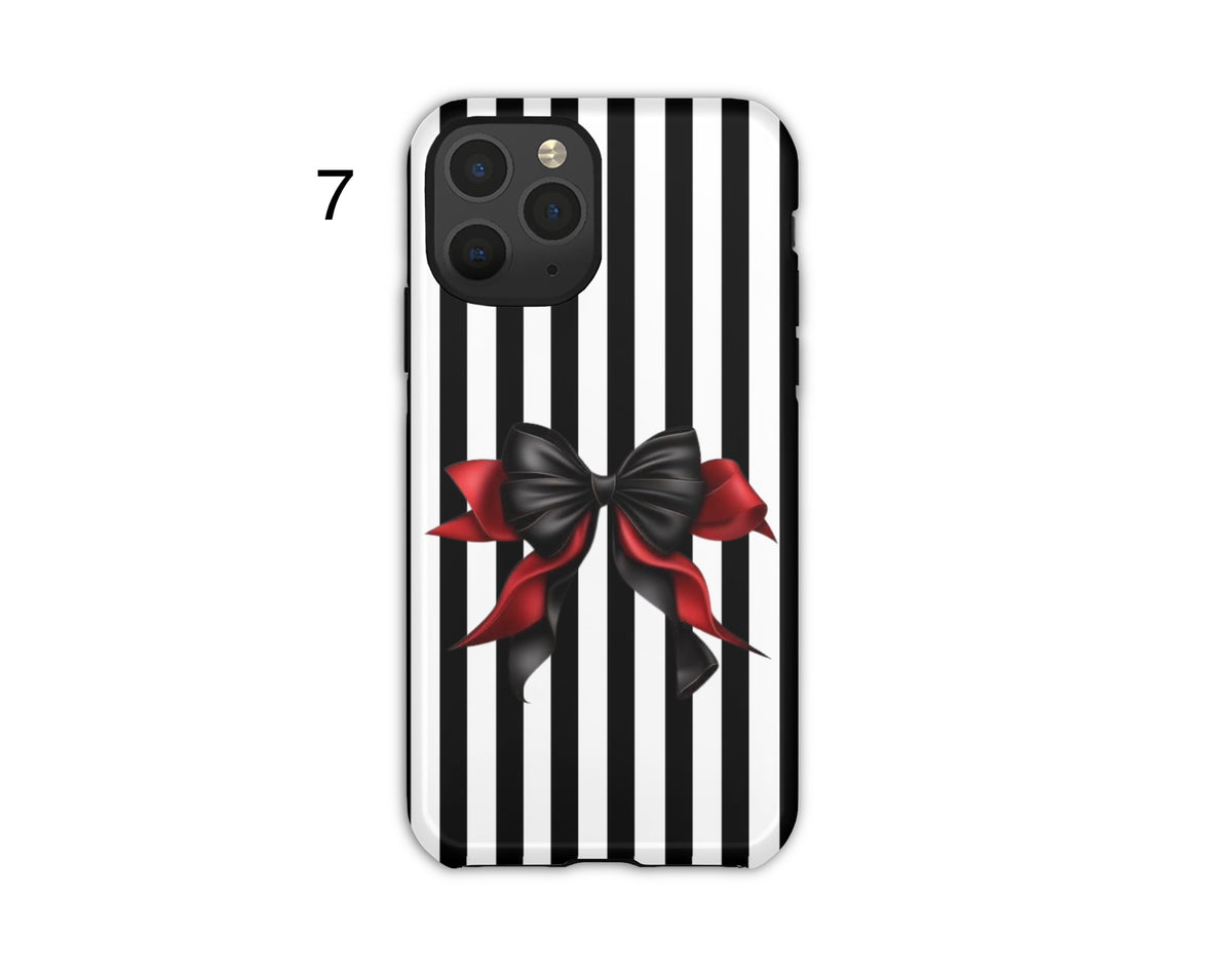 Aesthetic Gothic Bow Phone Cases