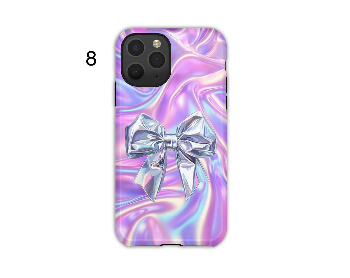 Iridescent Bow Phone Cases