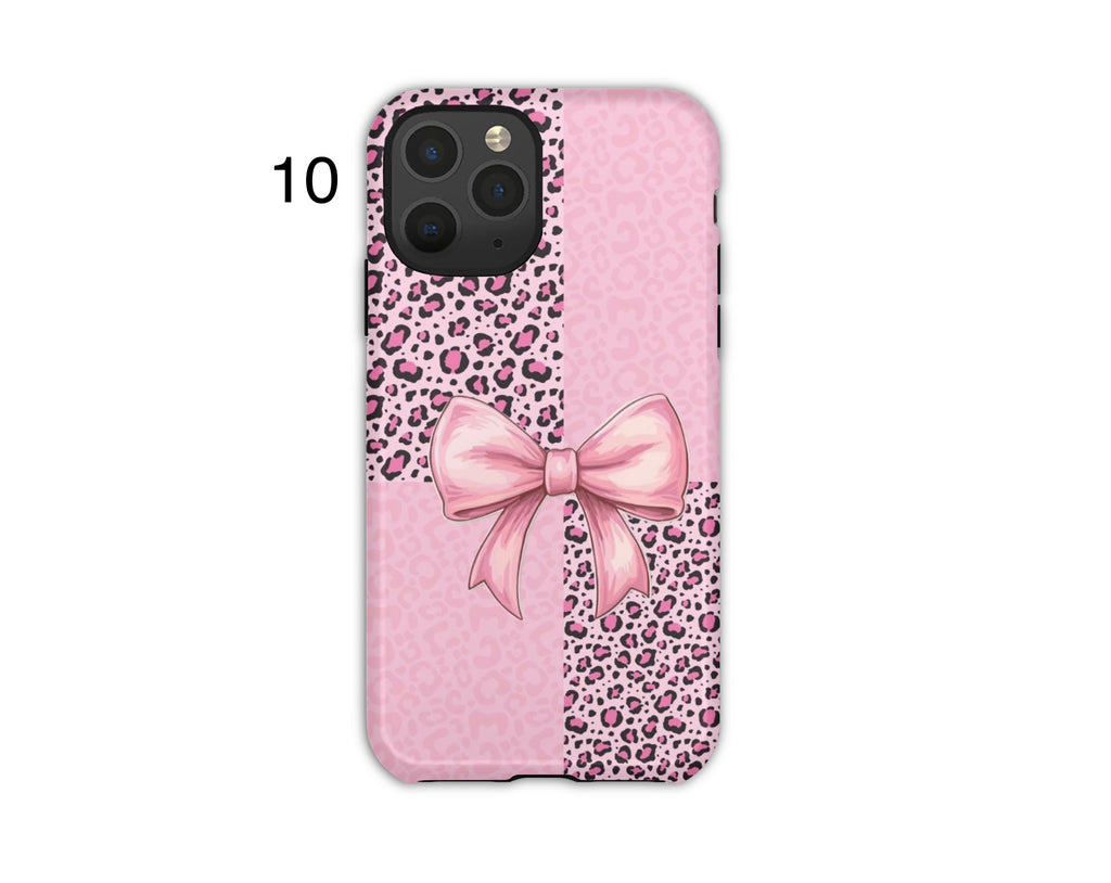 Animal Print Bow Phone Cases