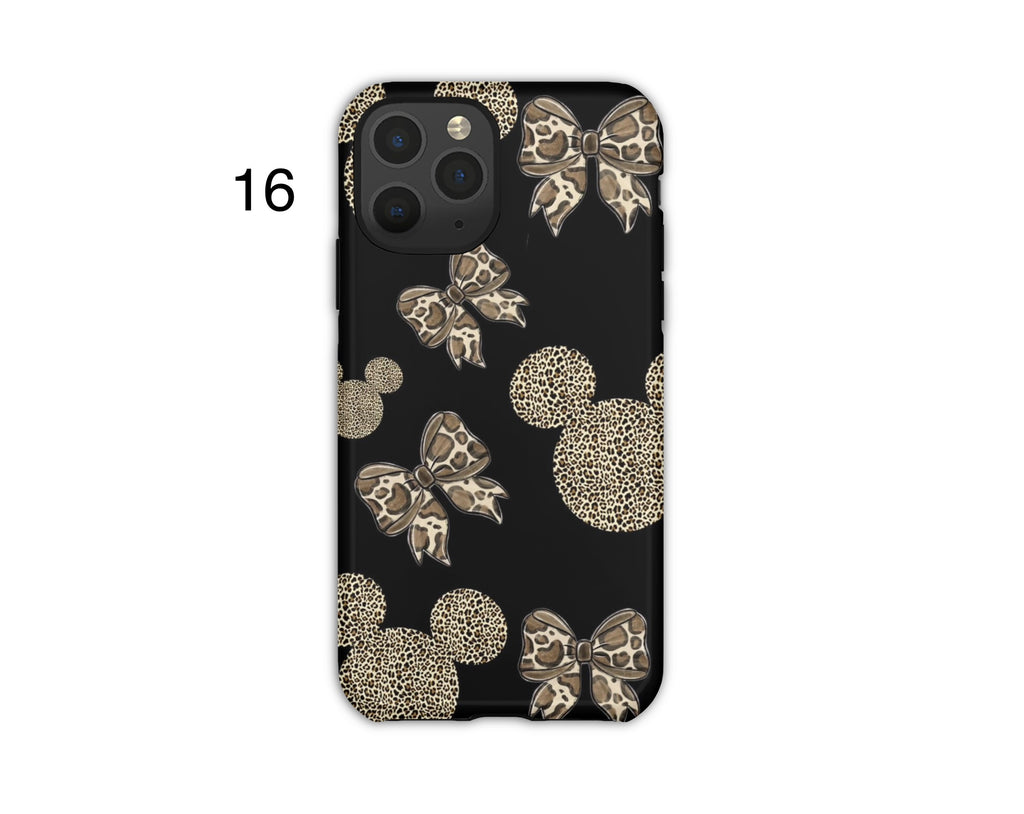 Animal Print Bow Phone Cases