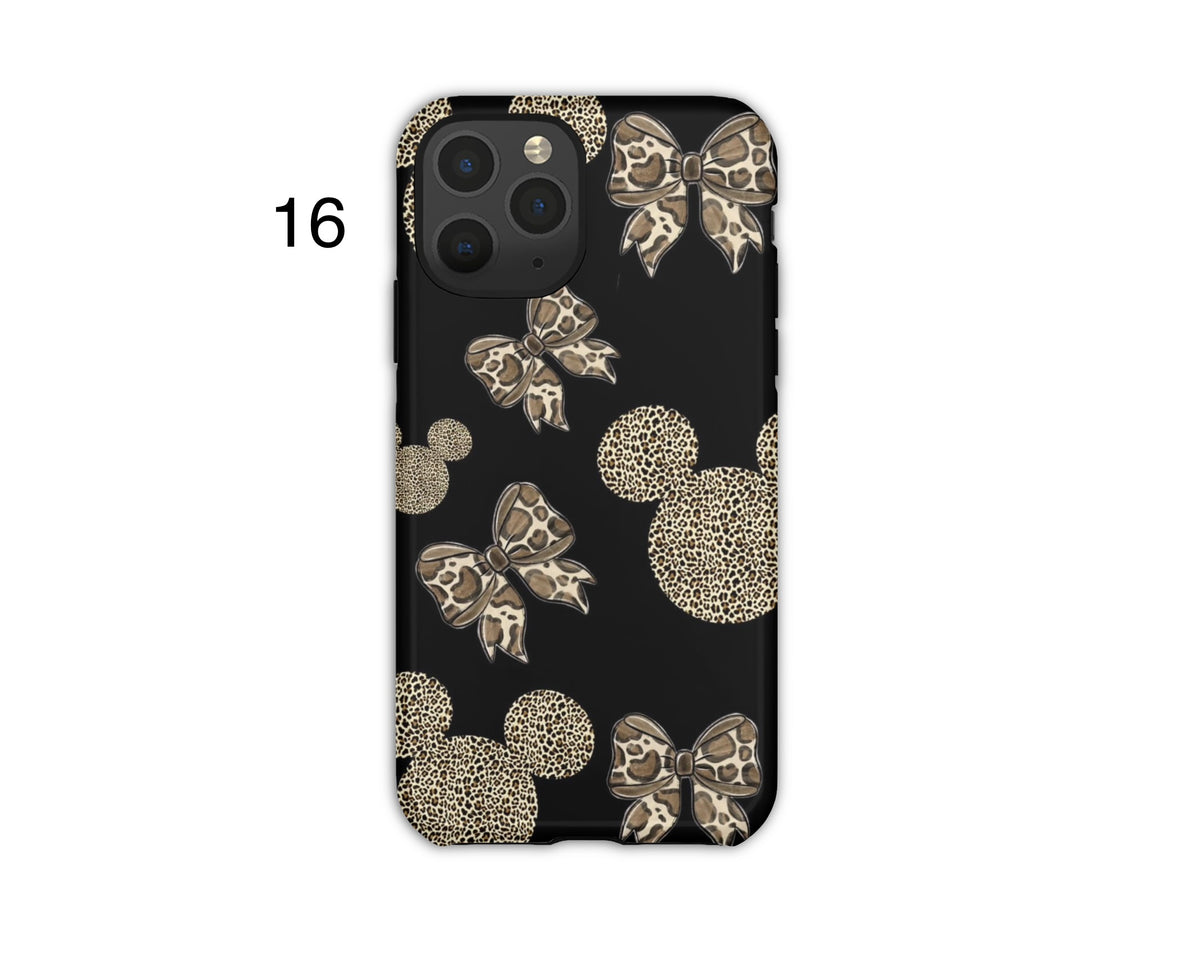 Animal Print Bow Phone Cases