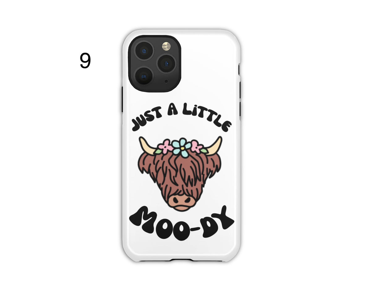 Moody Cow Phone Cases