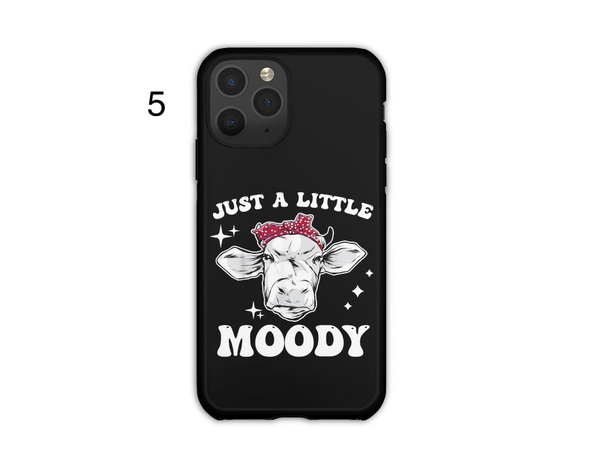 Moody Cow Phone Cases