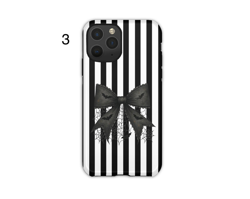 Aesthetic Gothic Bow Phone Cases