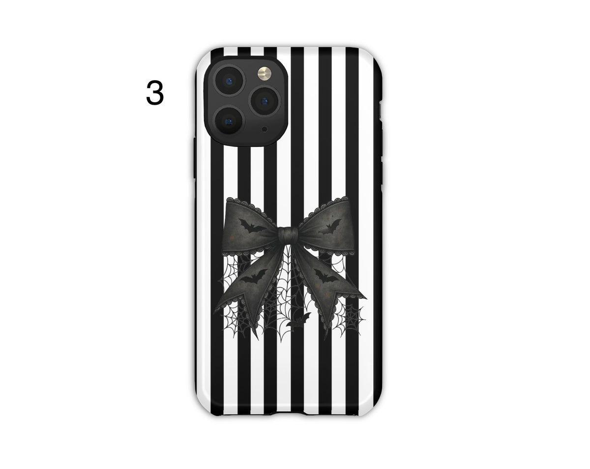 Aesthetic Gothic Bow Phone Cases